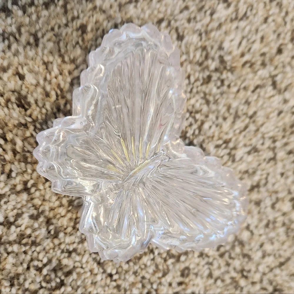 Crystal Butterfly Trinket Box